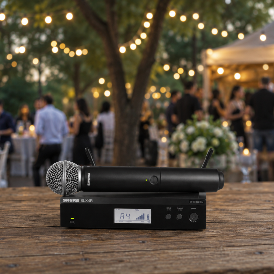 Sistema Vocal Shure BLX24R/SM58